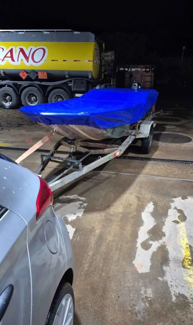 Barco+Carreta+Motor Completo - Foto 5