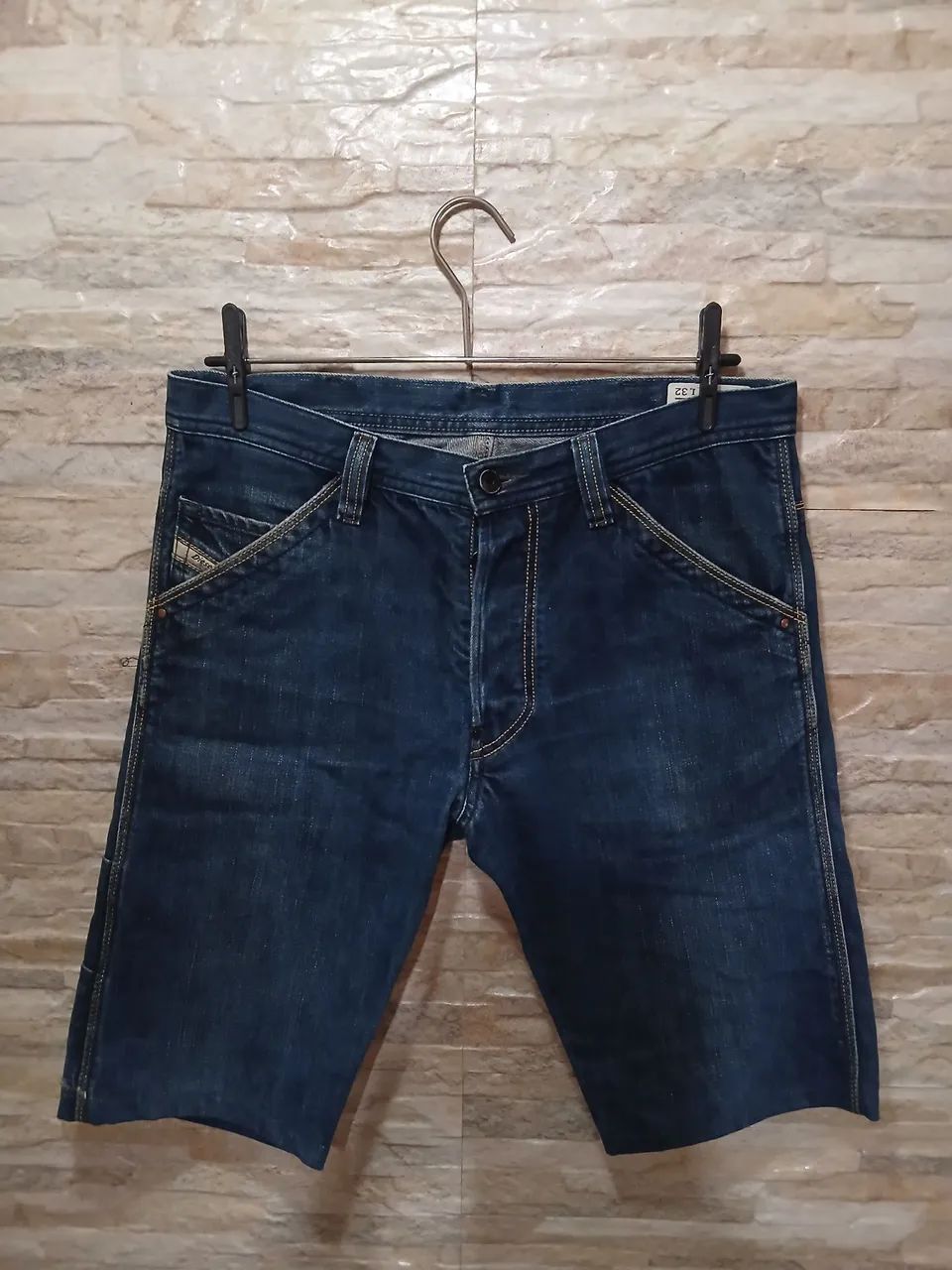 Bermuda Jeans Masculina Diesel Original  - Foto 5