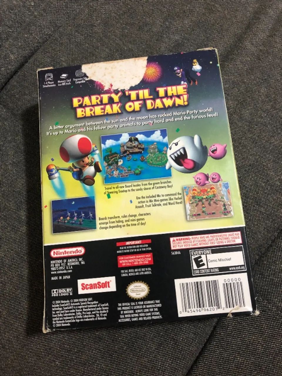 Nintendo Gamecube Mario Party 6 100% Completo Box + Microfone  - Foto 5