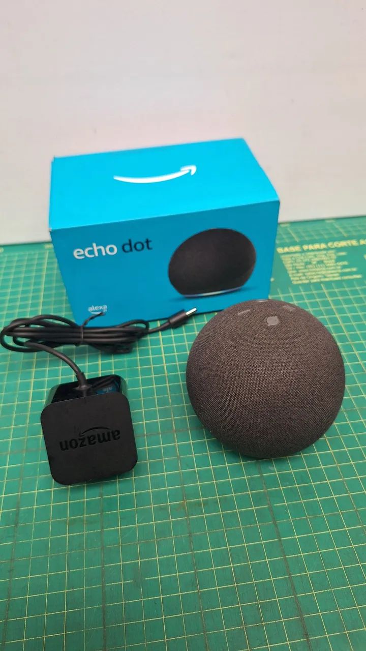 Alexa echo Dot na caixa 