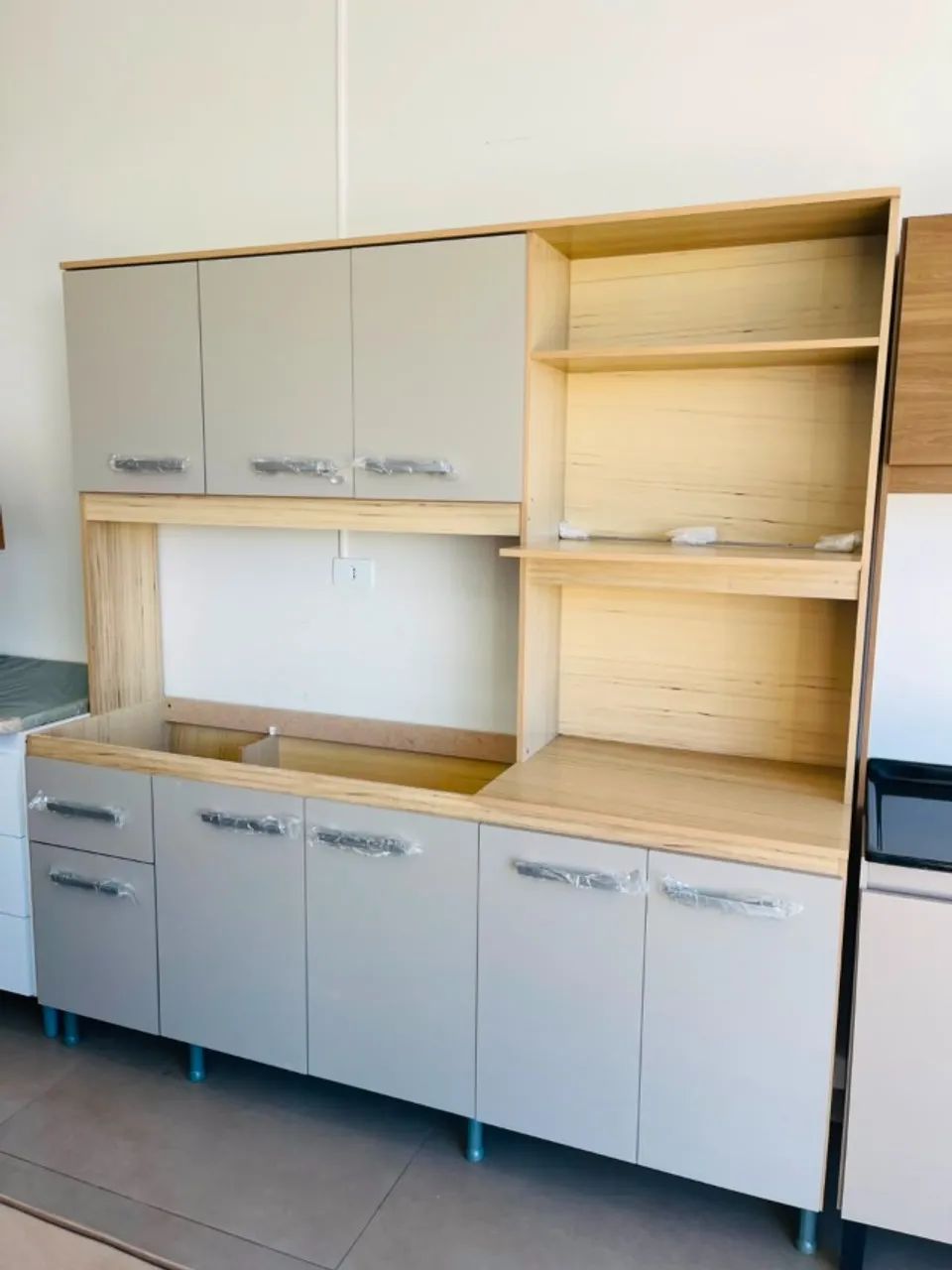 COZINHA COMPACTA NOVA COM ESPAÇO MICRO E FORNO - Foto 2