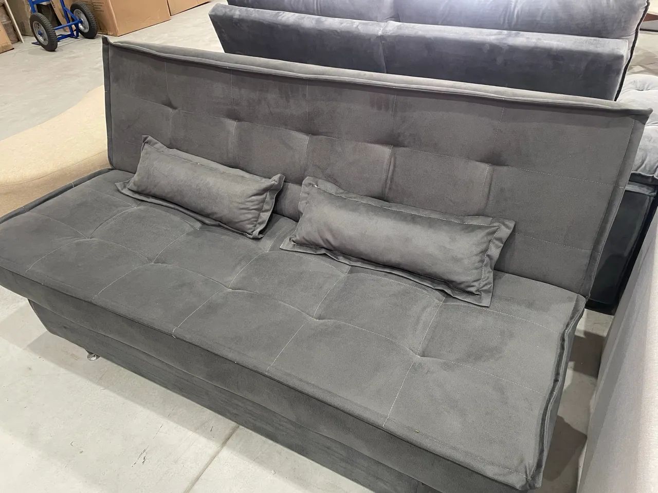 Sofá Cama Casal com sistema catraca NOVO