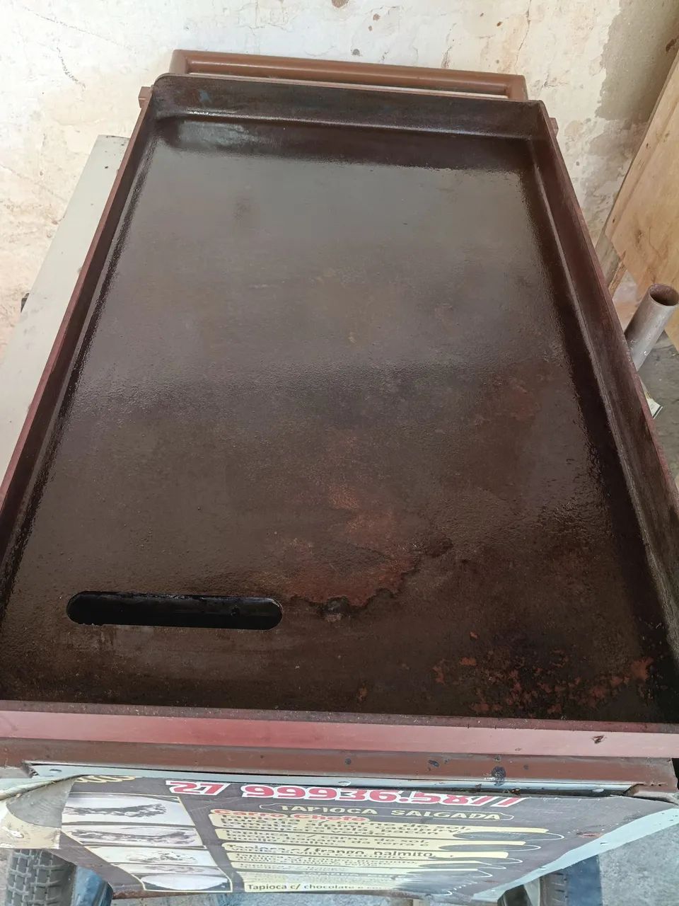 Chapa de lanches com carrinho  - Foto 2