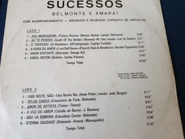 4 Lp's Sertanejo: Belmonte e Amaraí (2) e Duduca e Dalvan (2) - ótimo estado! - Foto 3