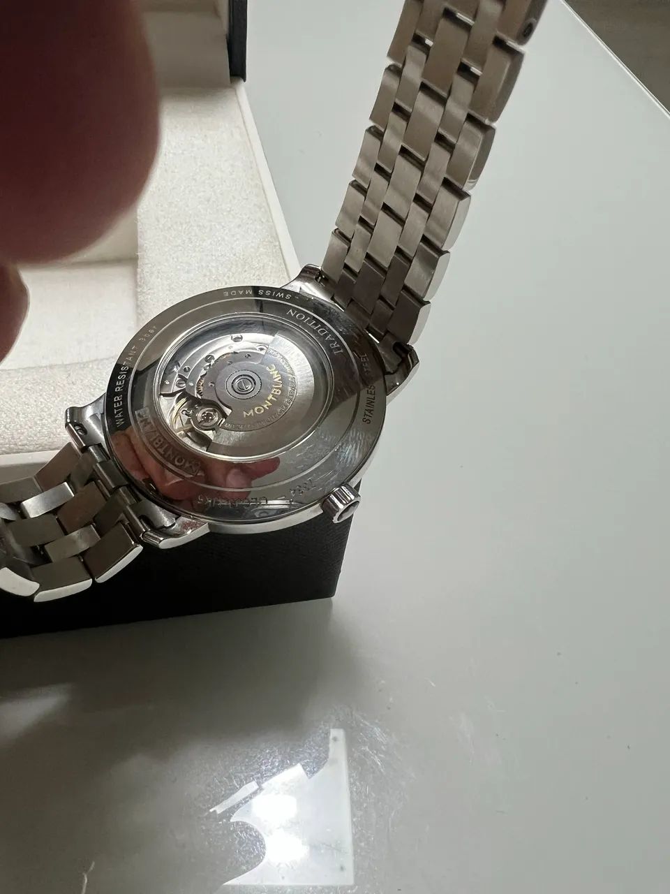 RELÓGIO MONTBLANC TRADITION AUTOMÁTICO ORIGINAL - Foto 5