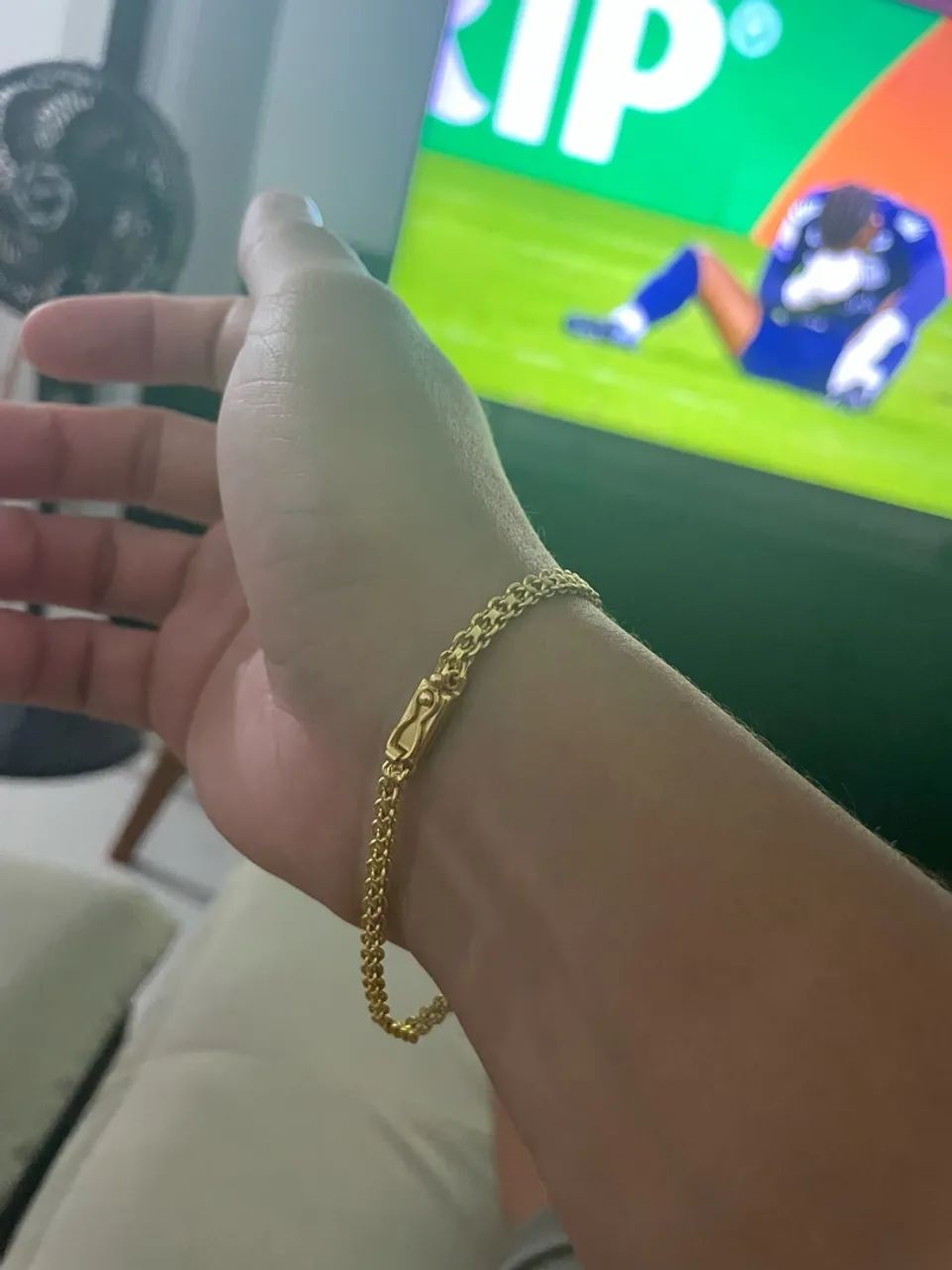 Pulseira banhada a ouro 18k - Foto 3