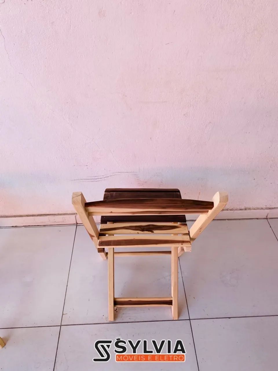 Cadeiras dobráveis sem verniz  - Foto 3