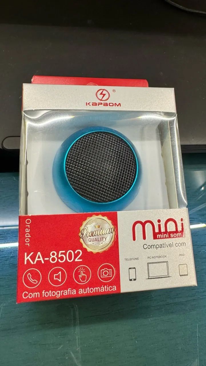 Mini Caixa de Som Bluetooth Kapbom