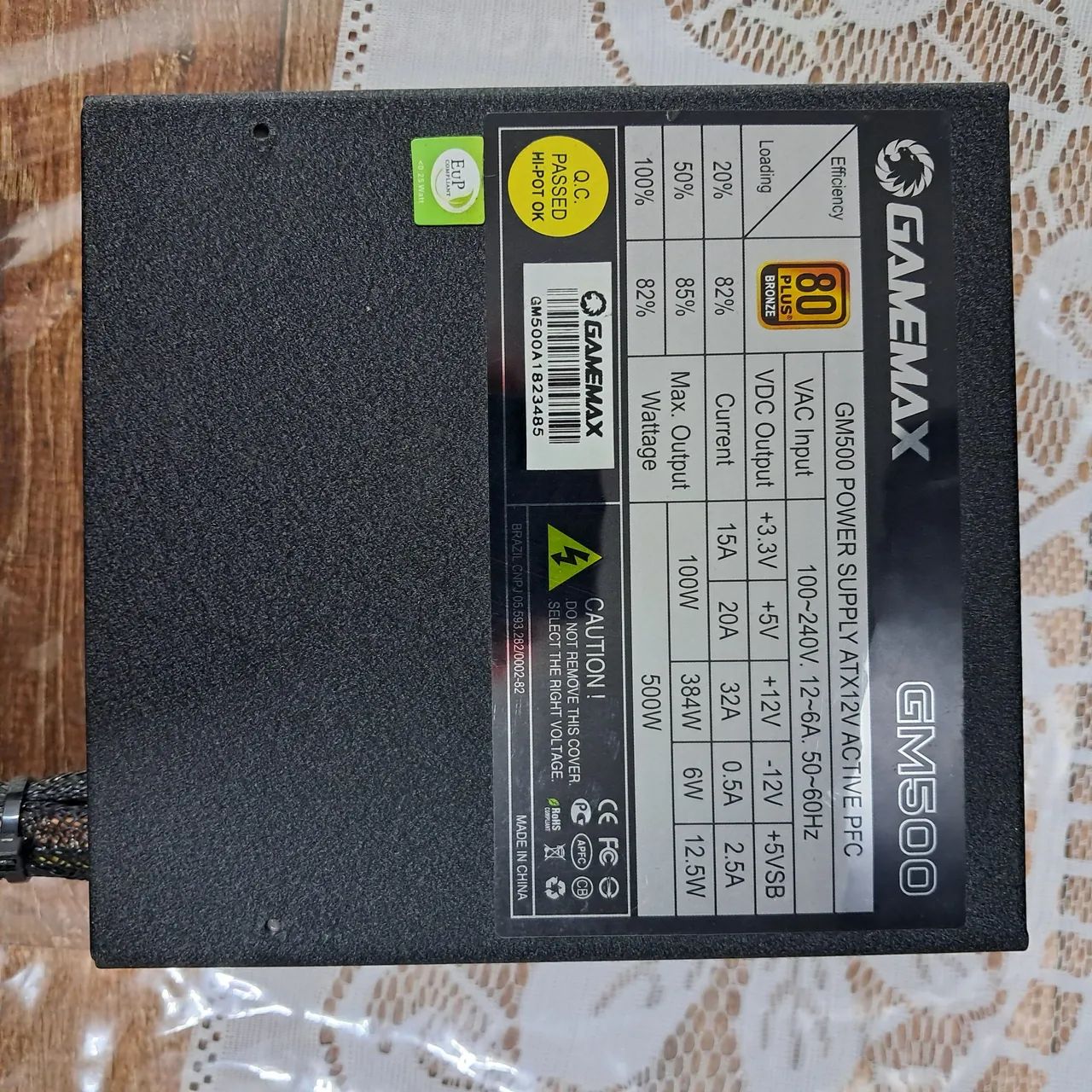 Fonte Gamemax 500W (limpa e verifica) - Foto 4