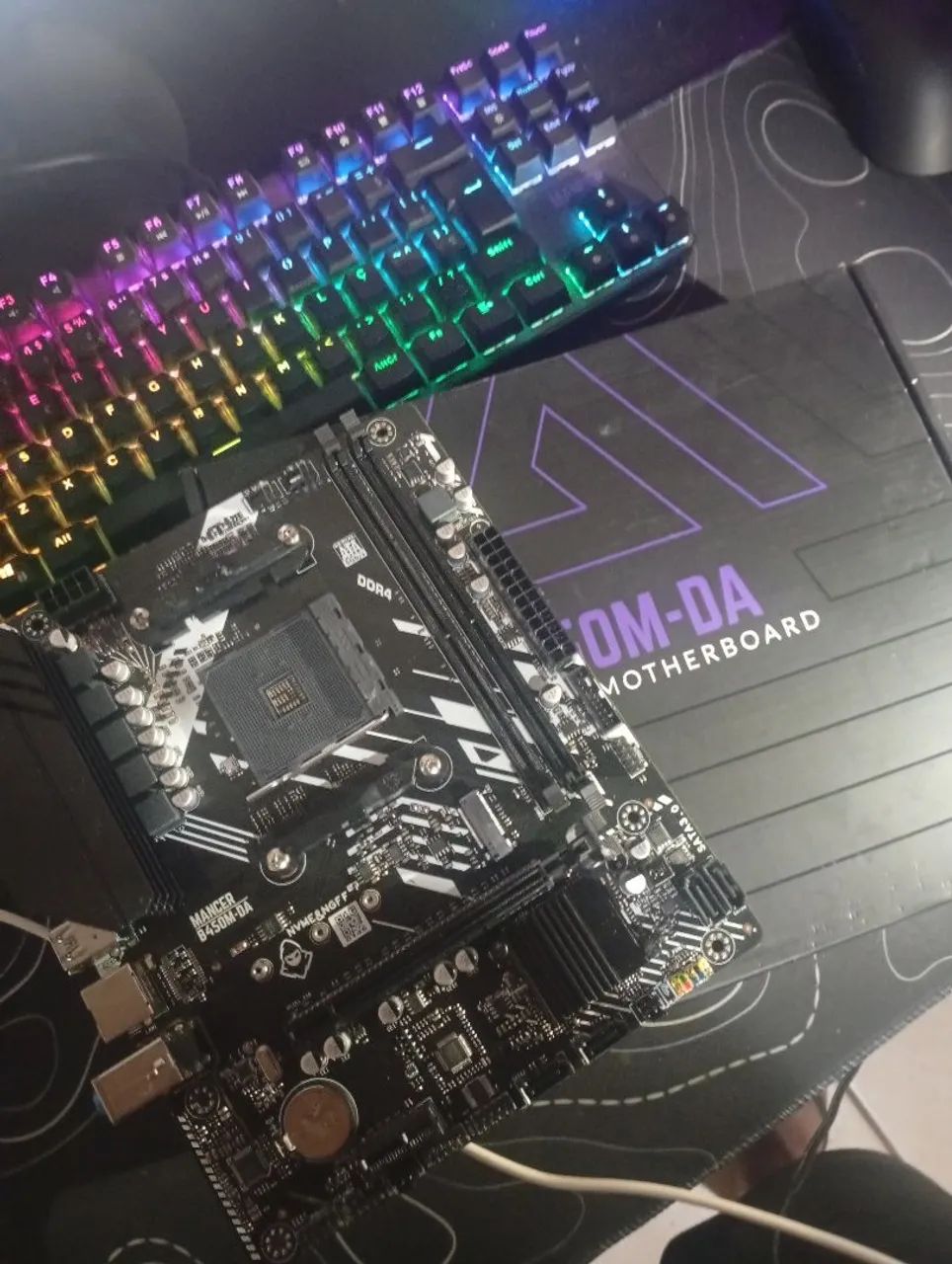 Placa mãe b450m 