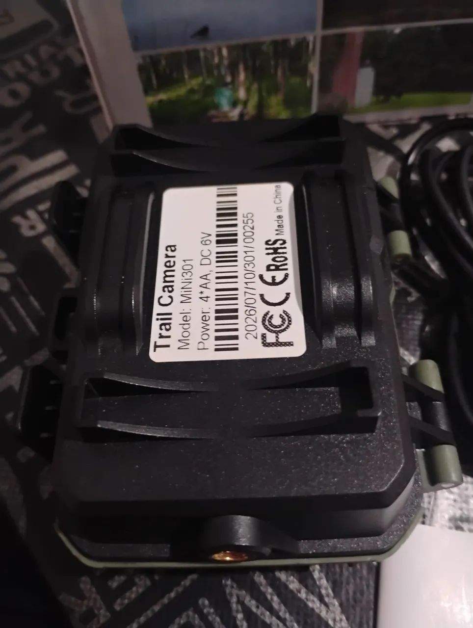 Câmera De Trilha Digital Mini 301 - Visão Noturna E Sensor - Nova Na Caixa - Foto 3