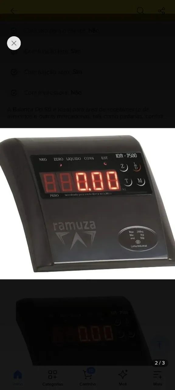 Balança Ramuza DP-50 - Foto 5