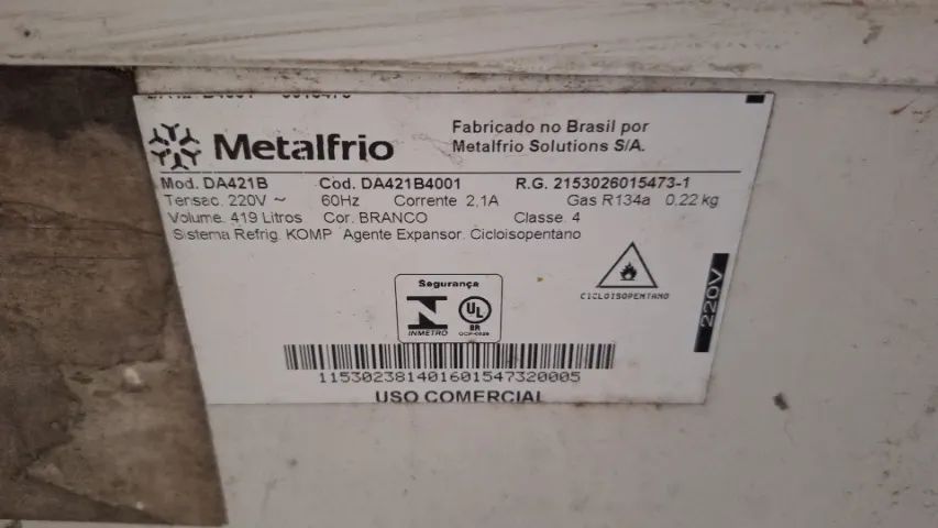 Freezer horizontal Metalfrio - Foto 5