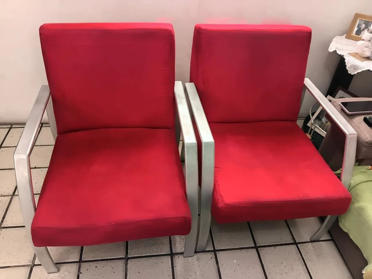 Vendo Poltronas de Alumínio 