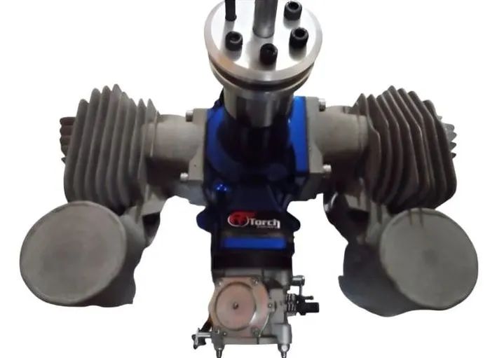 Motor aeromodelo Torch 180cc bicilíndrico 