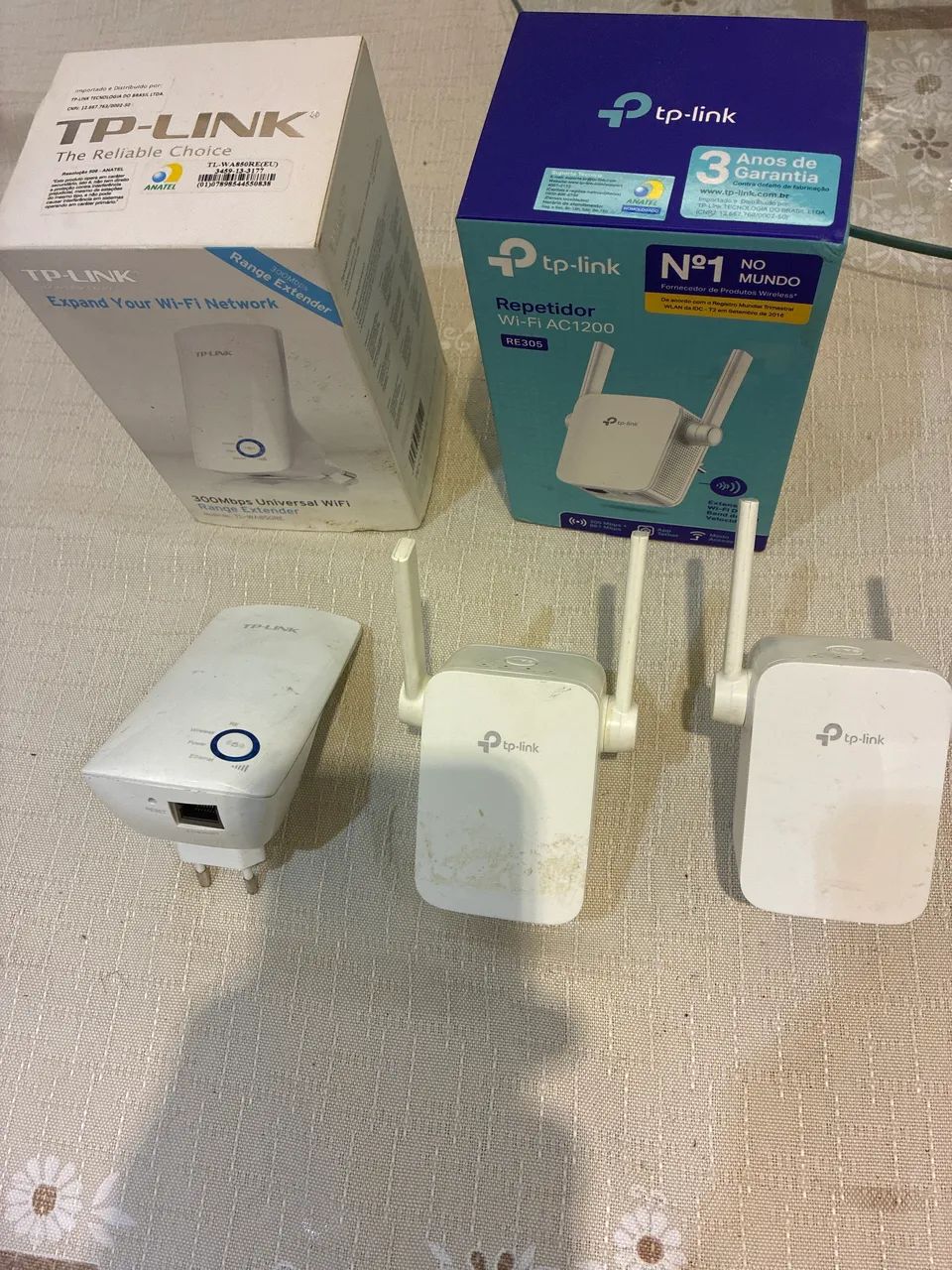 3 roteadores TP LINK NA CAIXA