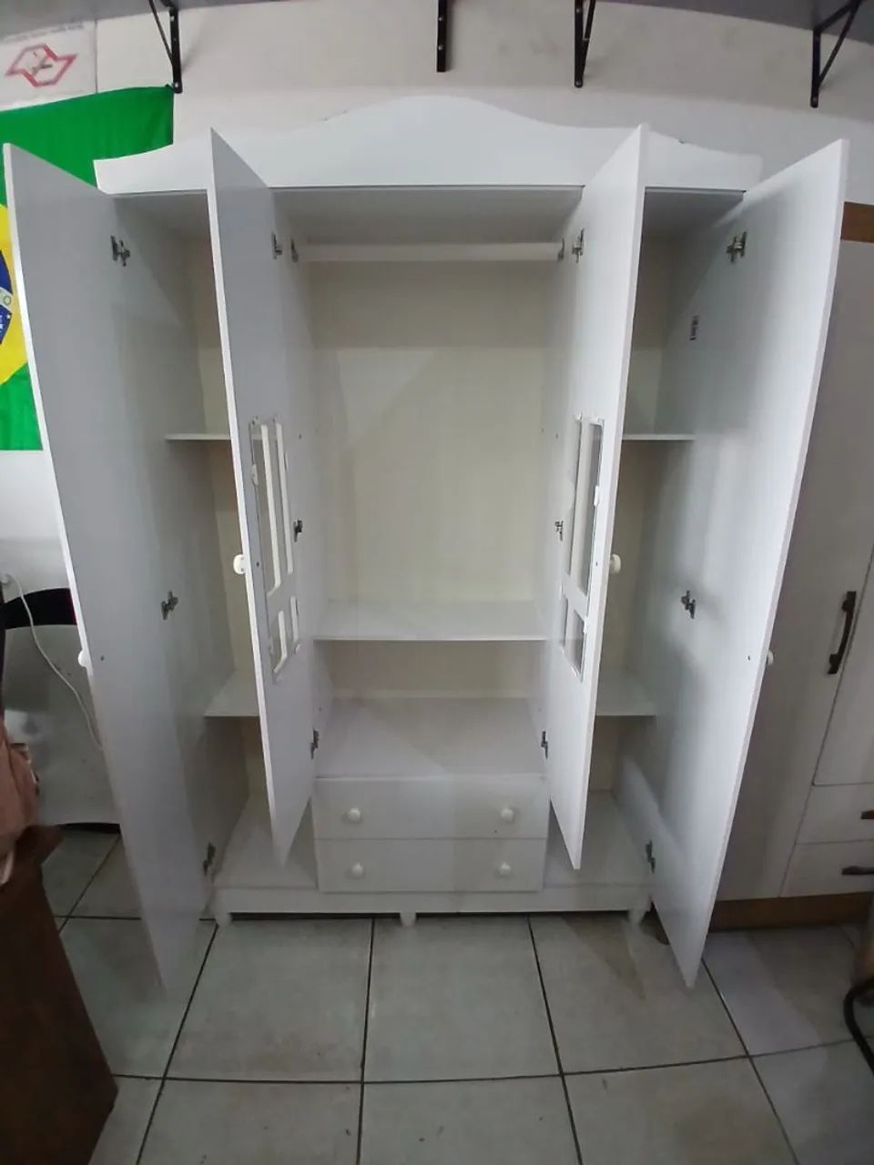 Guarda roupa infantil seminovo conservado  - Foto 6