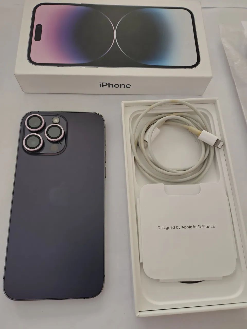 iPhone 14 Pró Max roxo intenso  - Foto 4