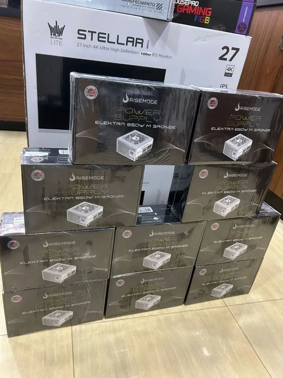 Fonte Rise mode Full modular branco 80 plus  - Foto 5