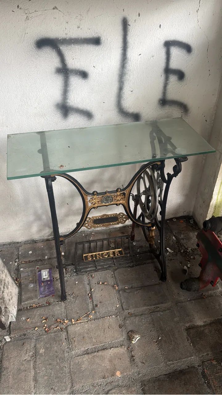Pe de máquina para decoração  - Foto 2