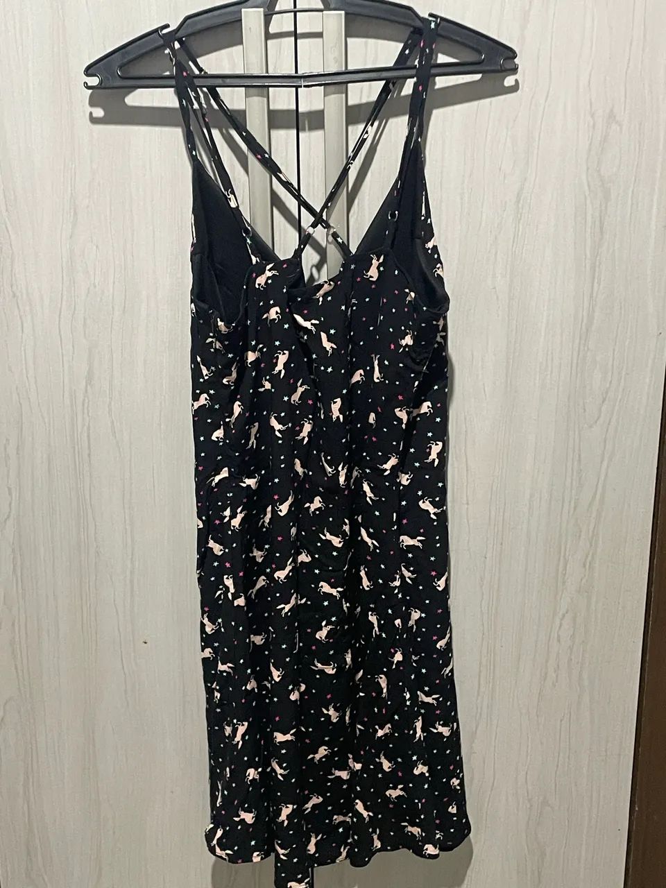 vestido preto estampado  - Foto 2