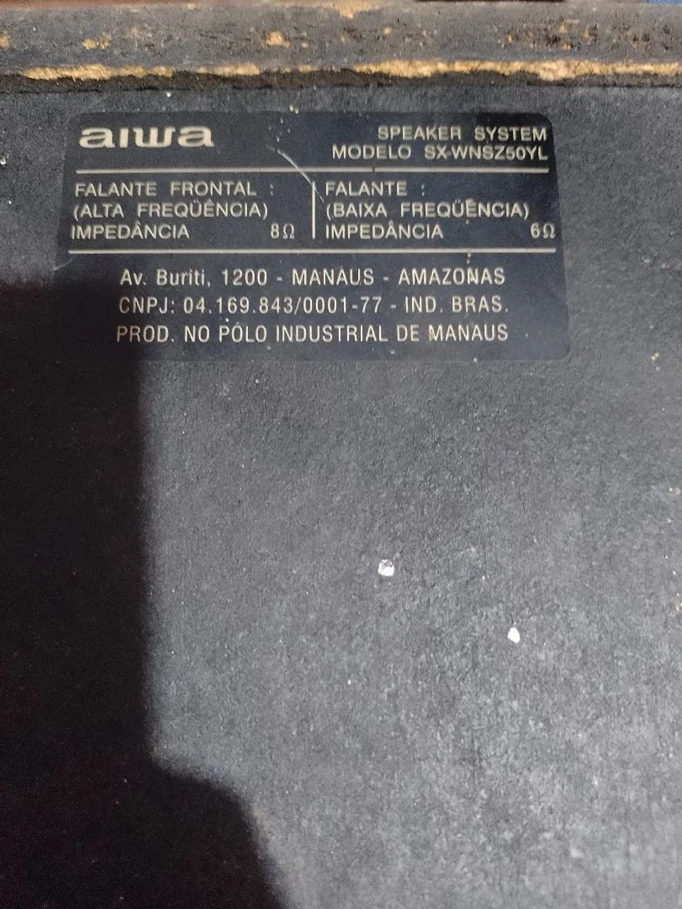 Caixas de som Aiwa  - Foto 4