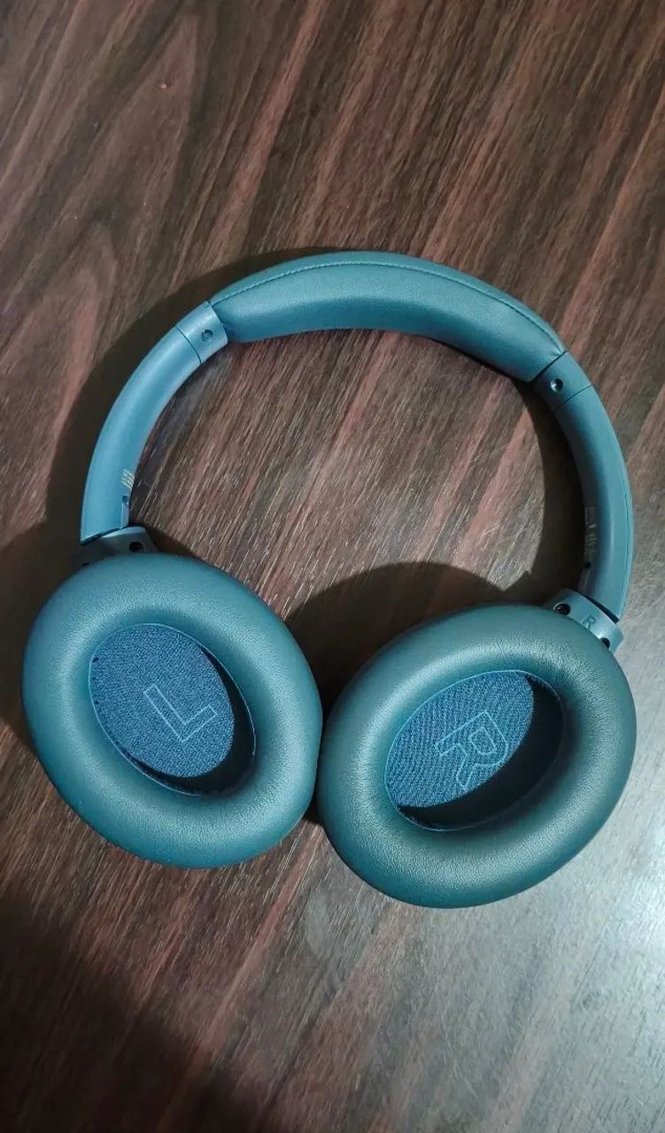Fone bluetooth Qilivi Q 1009 azul  - Foto 3