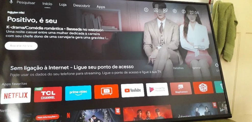 Smart tv50" 4k UHD tcl tv de maio 2024 perfeita 50 polegadas 4K - Foto 5