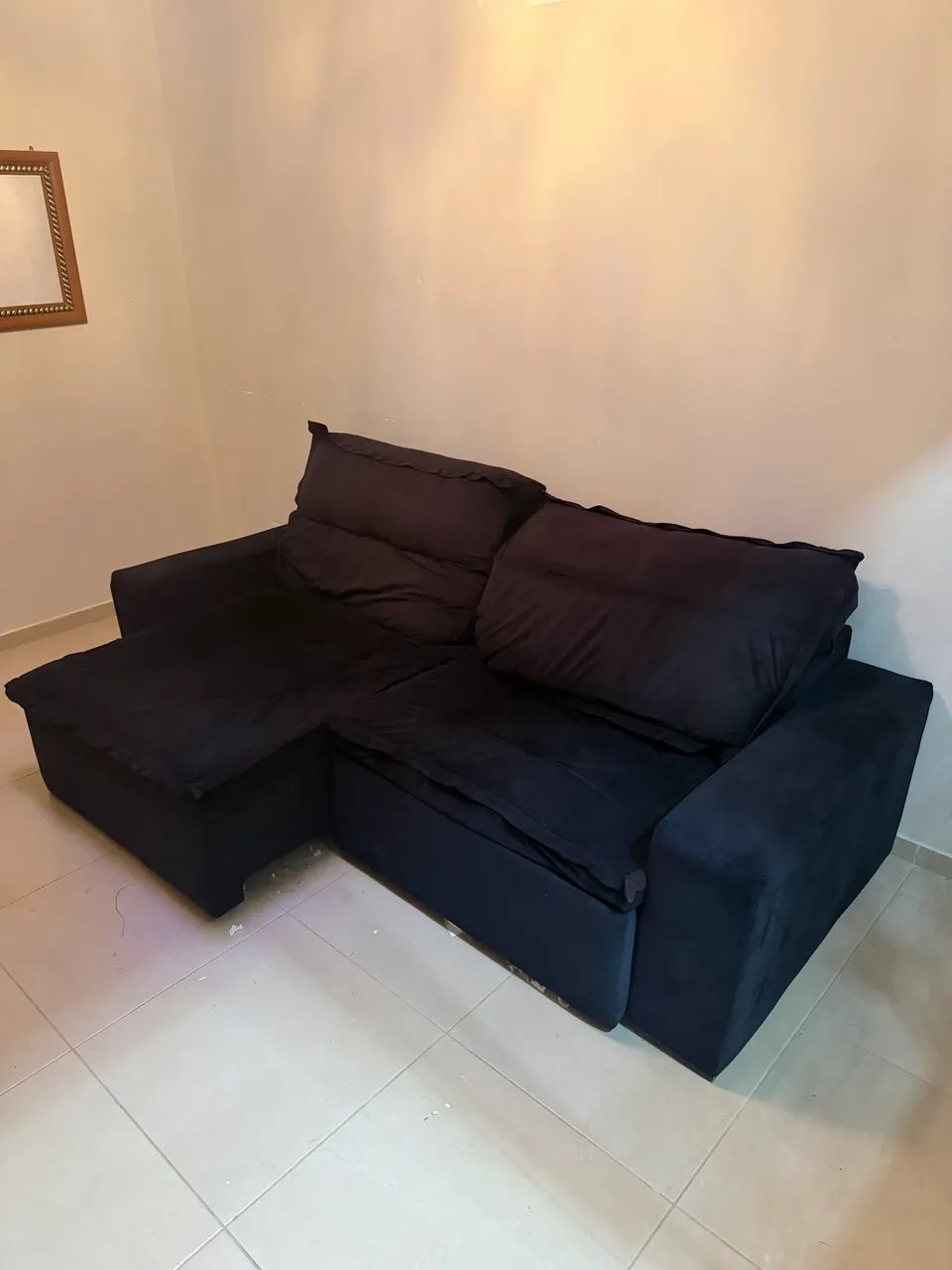SOFÁ CAMA RETRÁTIL E RECLINÁVEL - SEMINOVO  - Foto 3