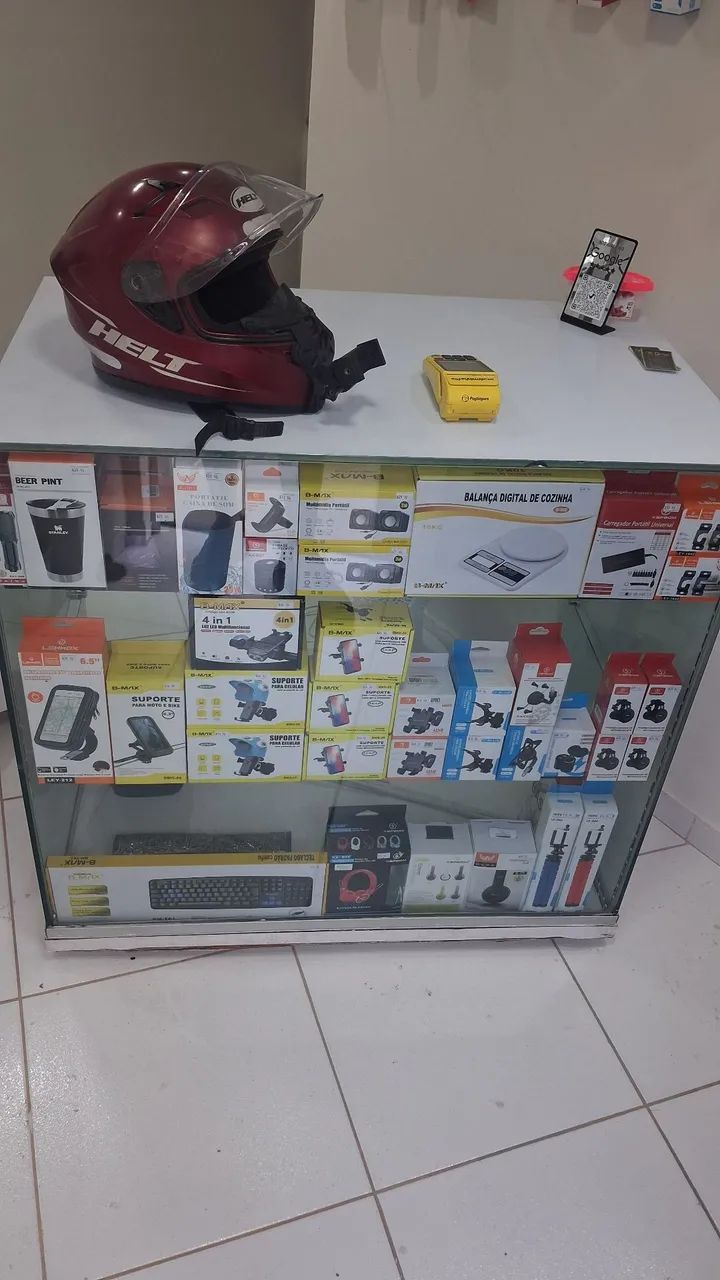 Balcão Expositor em Vidro