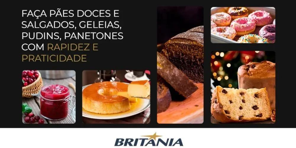 Panificadora Britânia Multipane Branca - 12 Programas 110v - Foto 2
