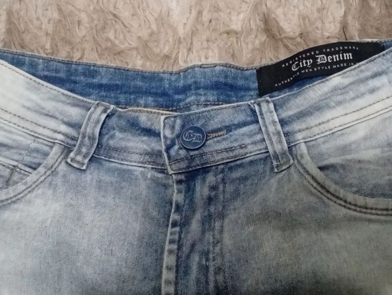 Calça skiny azul super estilosa  - Foto 2
