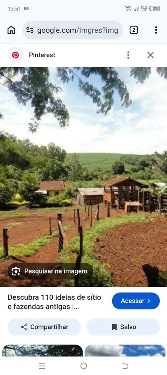 Setio terreno pra construir com agua e energia 