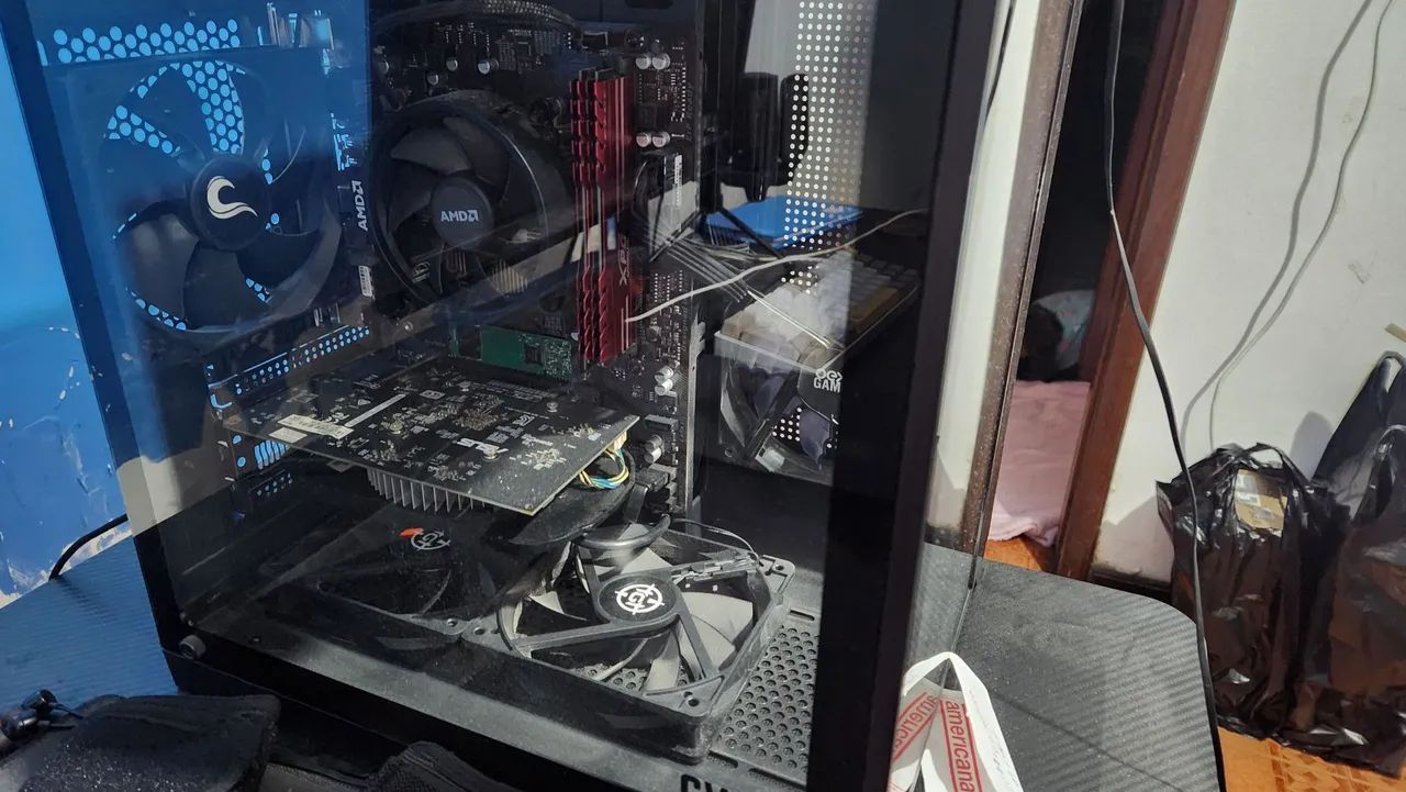 Pc Gamer AMD com monitor, teclado e mouse - Foto 2