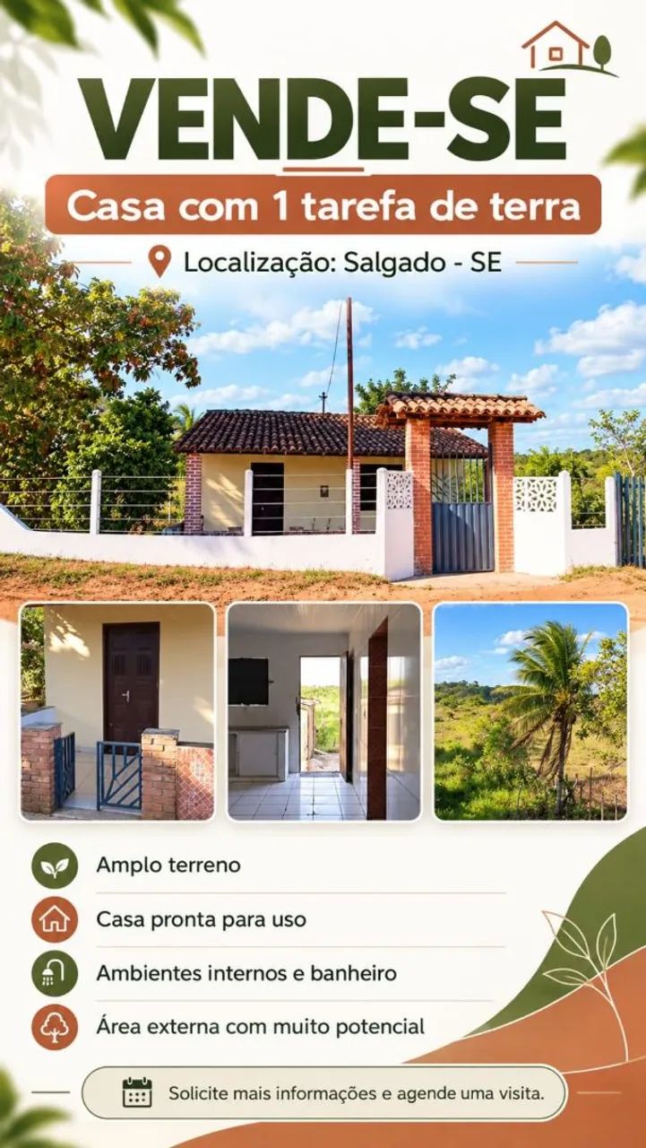 Casa com uma tarefa de terra ! - Foto 2