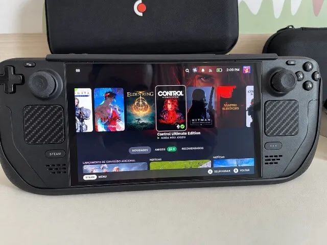 Steam Deck OLED 512GB Impecável + Acessórios Skull & Co - Foto 3
