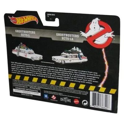 GHOSTBUSTERS ECTO-1 + ECTO-1A HOT WHEELS PREMIUM CAÇA FANTASMAS
