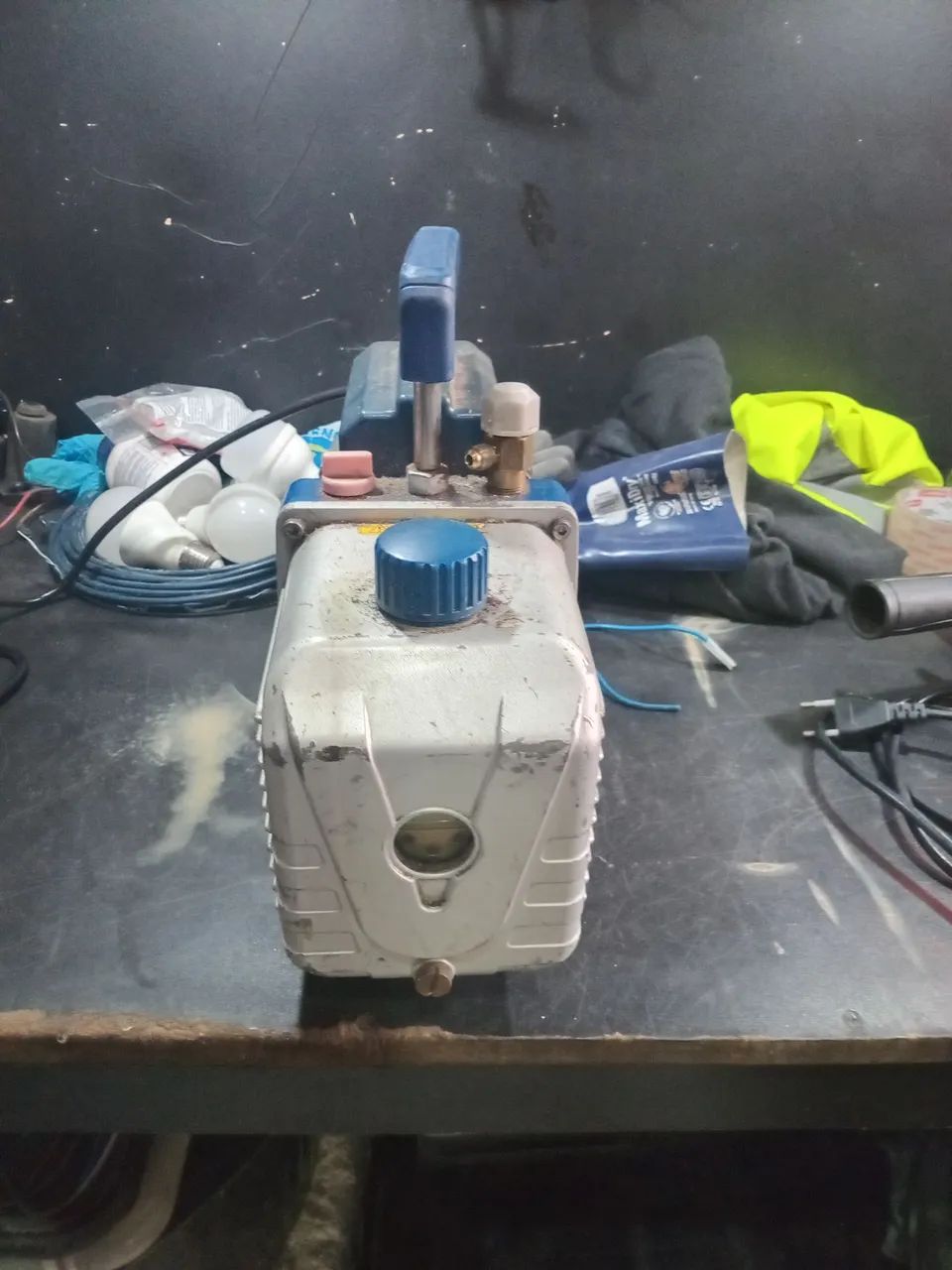 Máquina motor Vácuo ar condicionado 10cfm duplo estágio - Foto 4