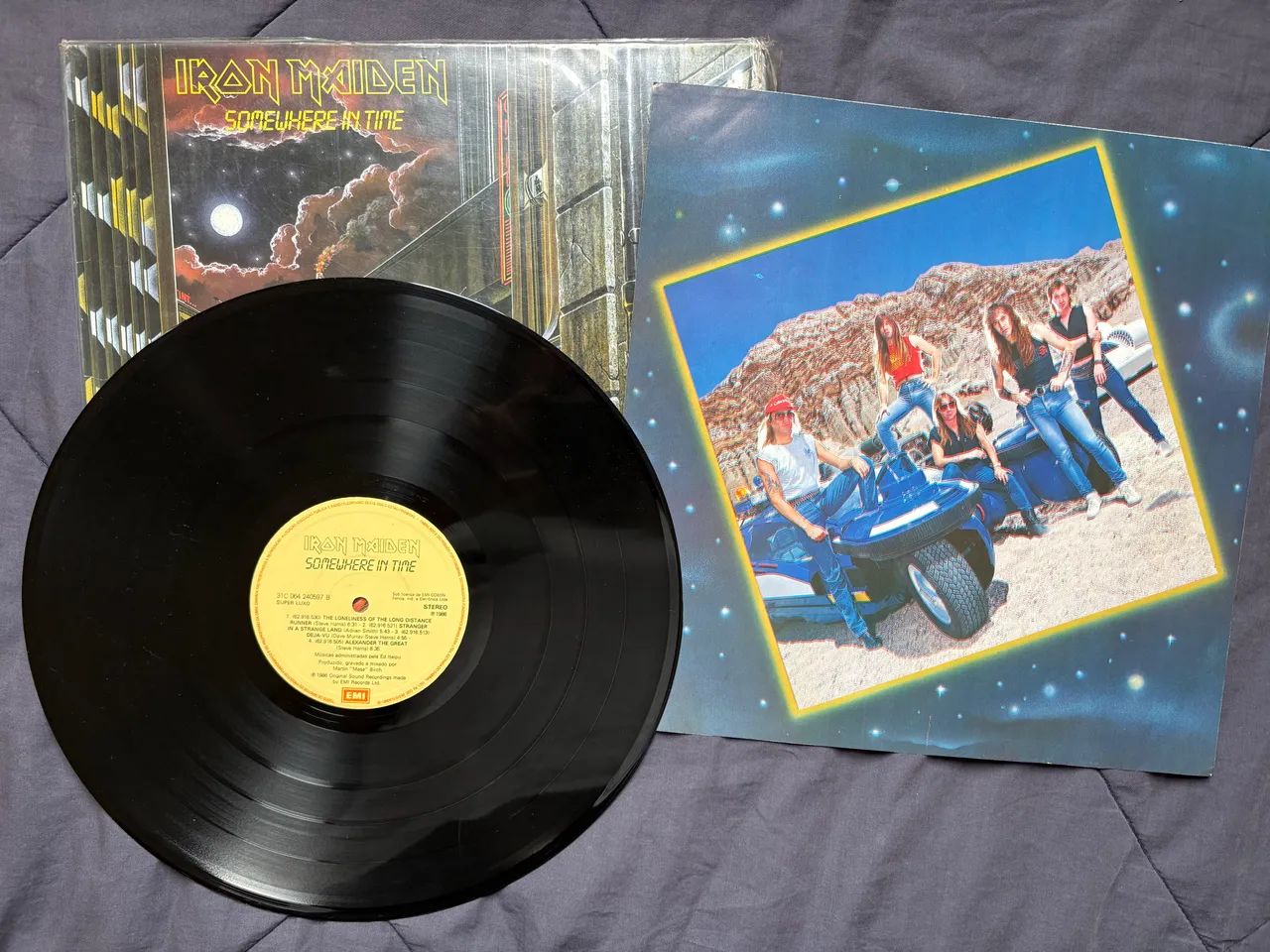 Iron Maiden - Somewhere In Time - disco vinil Lp - Foto 2