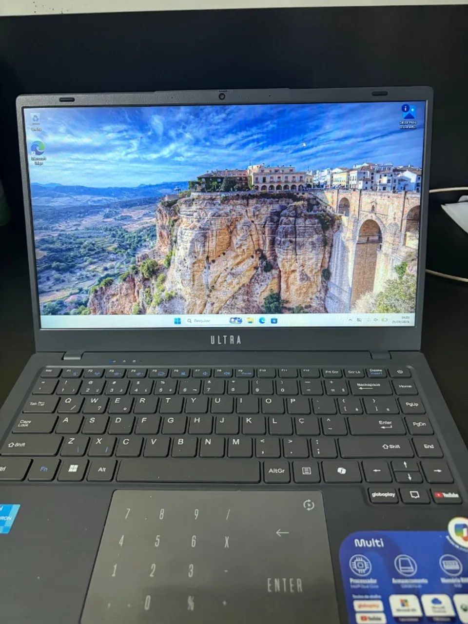 VENDO NOTEBOOK MULTI CELERON PROCESSADOR DUAL CORE  128GB  4GB DE MEMÓRIA RAM  R$: 600,00 - Foto 3