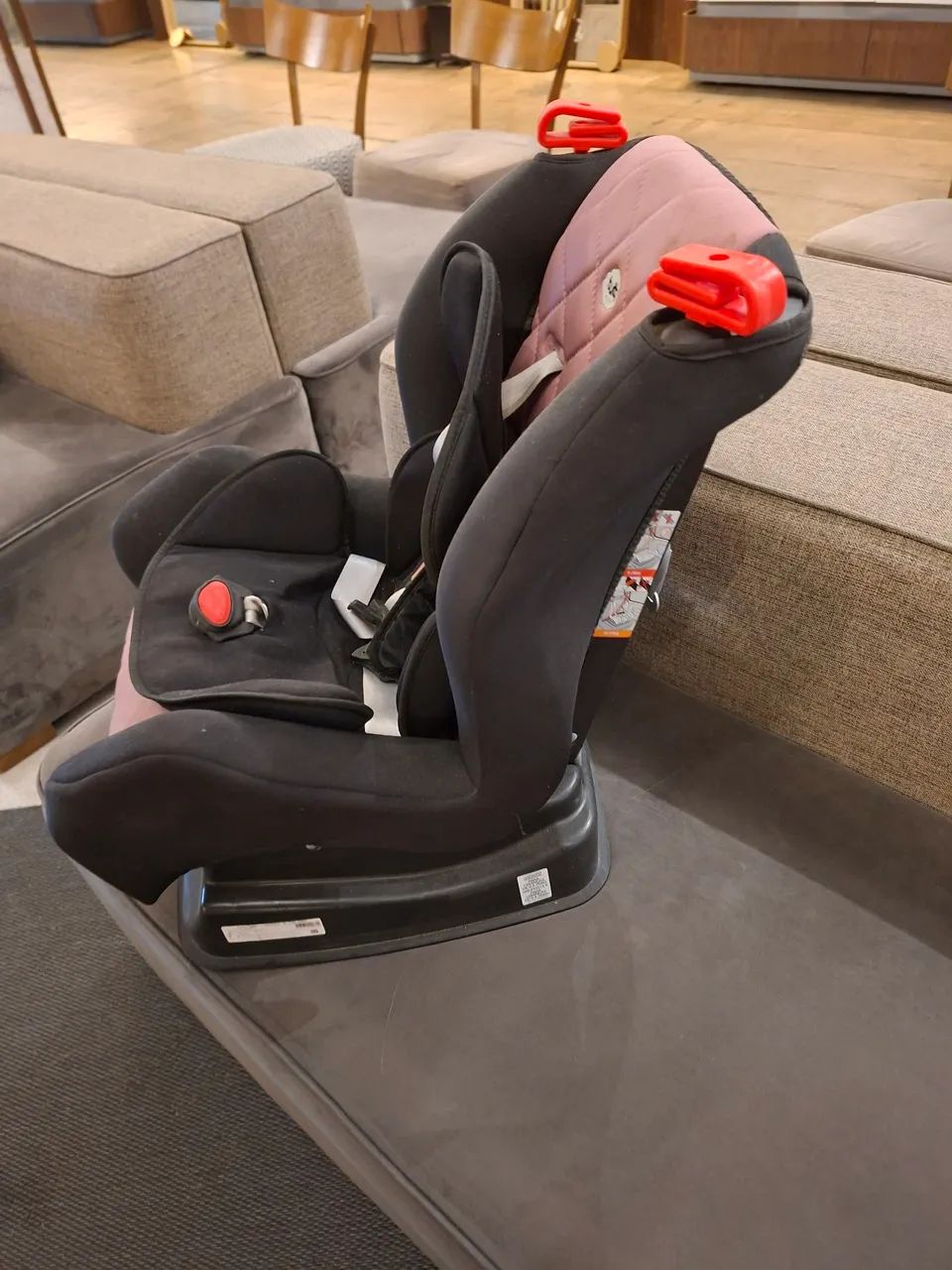 Poltrona Infantil para Carro Atlantis Rosa Tutti Baby - Foto 5