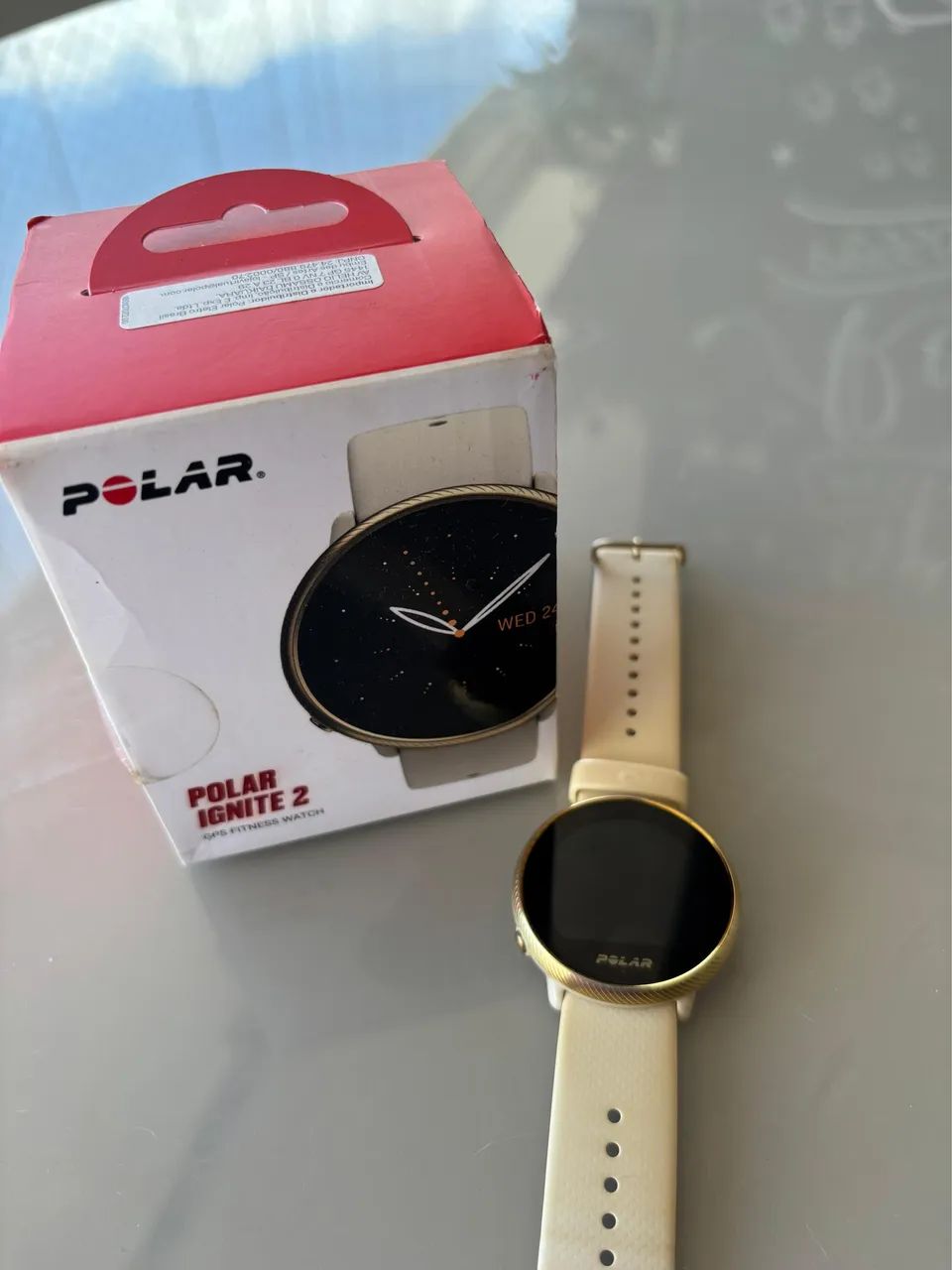 Relógio Polar Ignite 2 Off White  - Foto 4