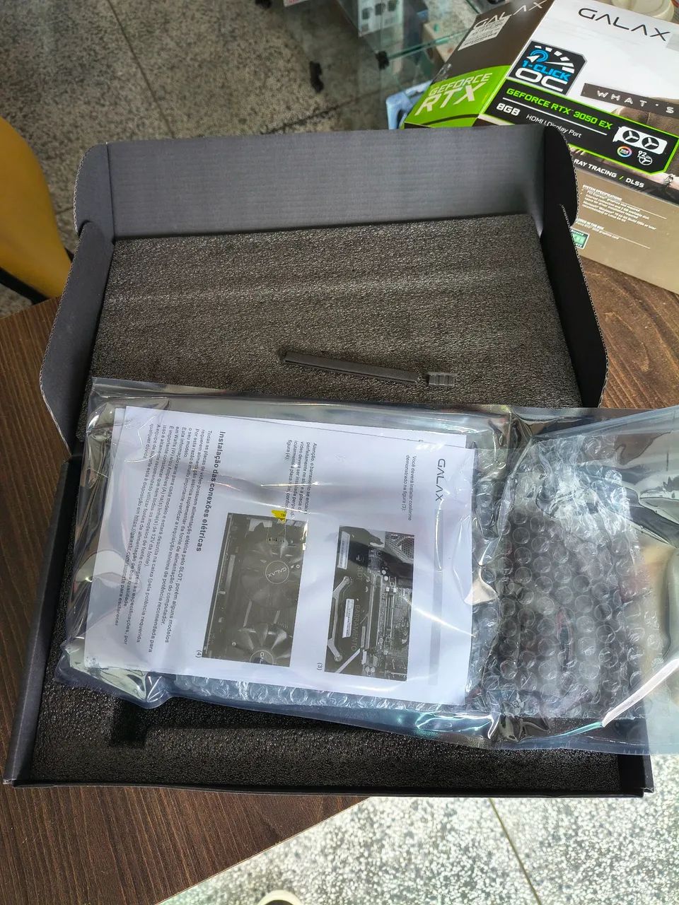 RTX 3050 8GB - Em perfeito estado com caixa original - Foto 4