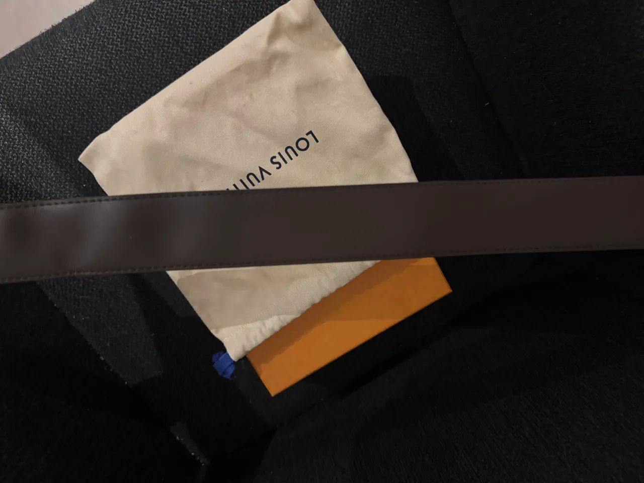 Cinto Louis Vuitton LV Initiales Reversível couro dupla face marrom - Foto 4