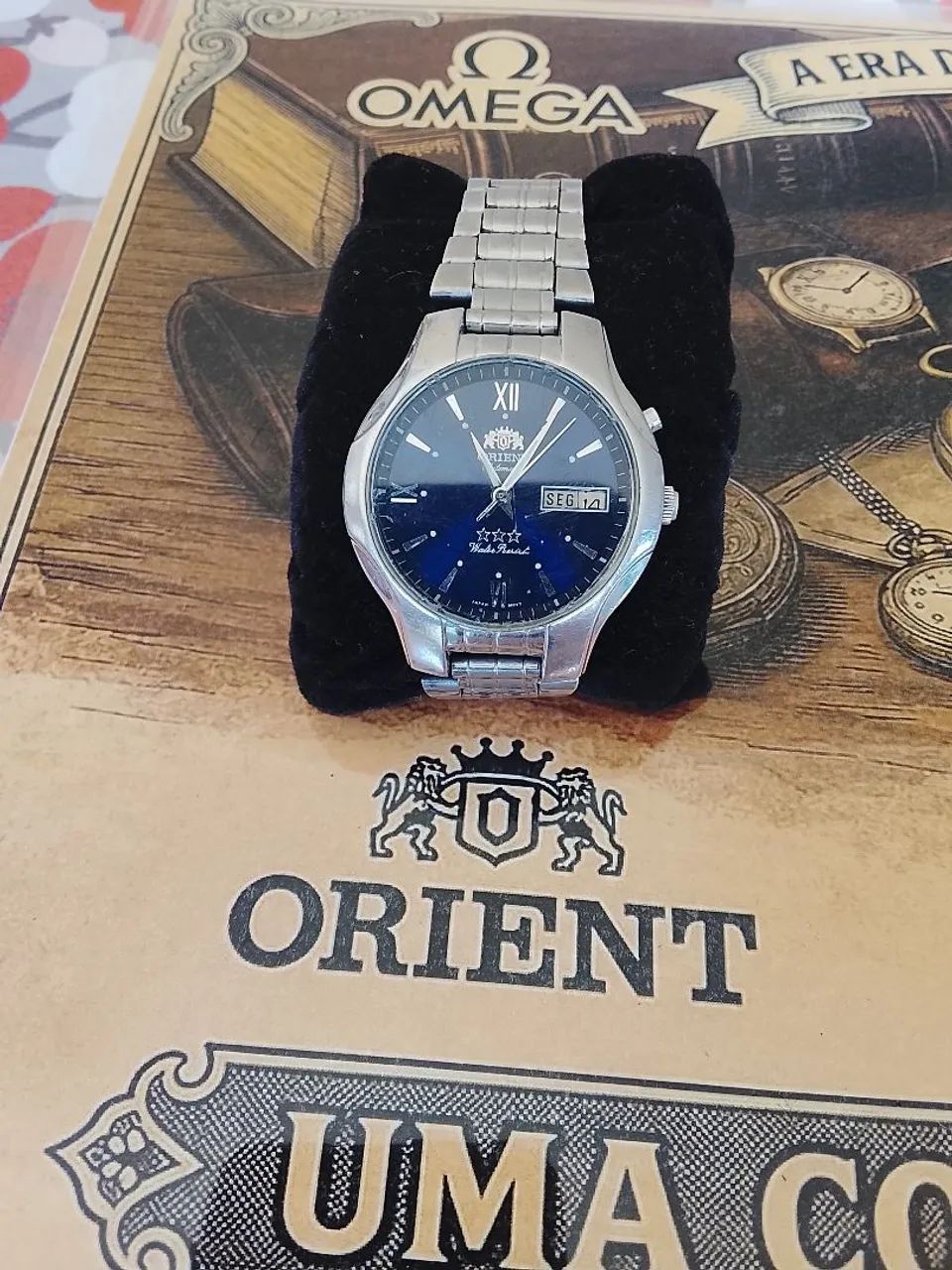 Orient fundo azul número romano  - Foto 2