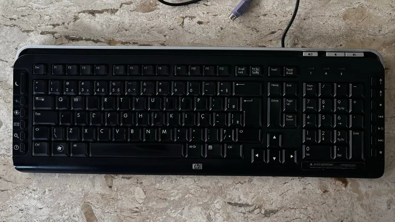 Teclado HP Multimídia com Fio PS/2 | Usado, Funcional - Foto 4