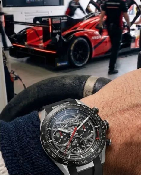 Relógio TAG Heuer Carrera Chronograph x Porsche 963 qualidade Premium