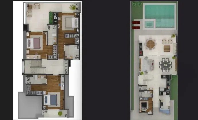 PLANTA 266m²