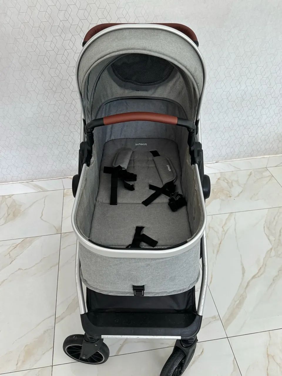 Carrinho de bebê moisés kit - Foto 2