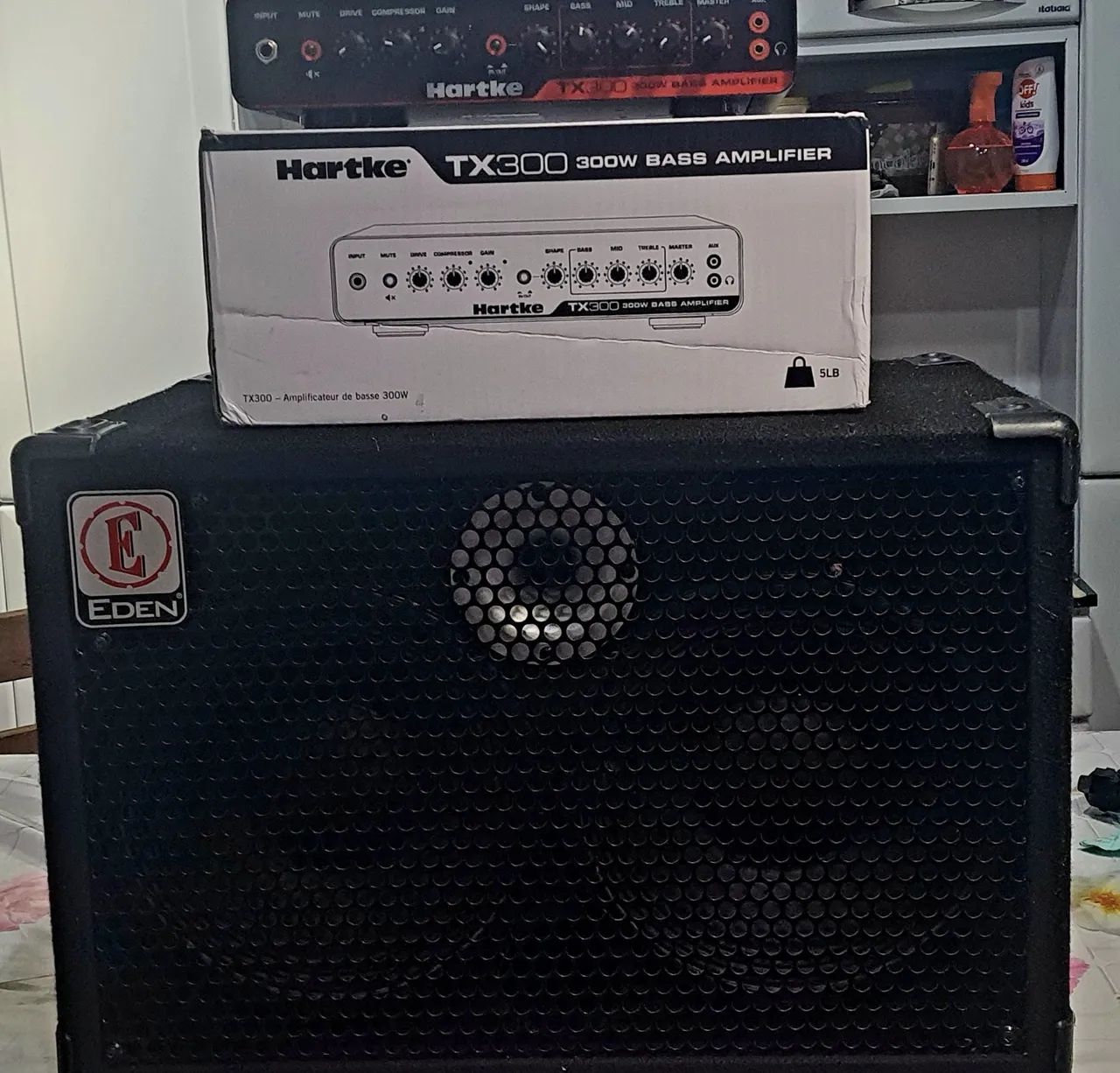 Cabeçote Hartke Tx300 com 300Wrms em 4homs  Zero!!! - Foto 3